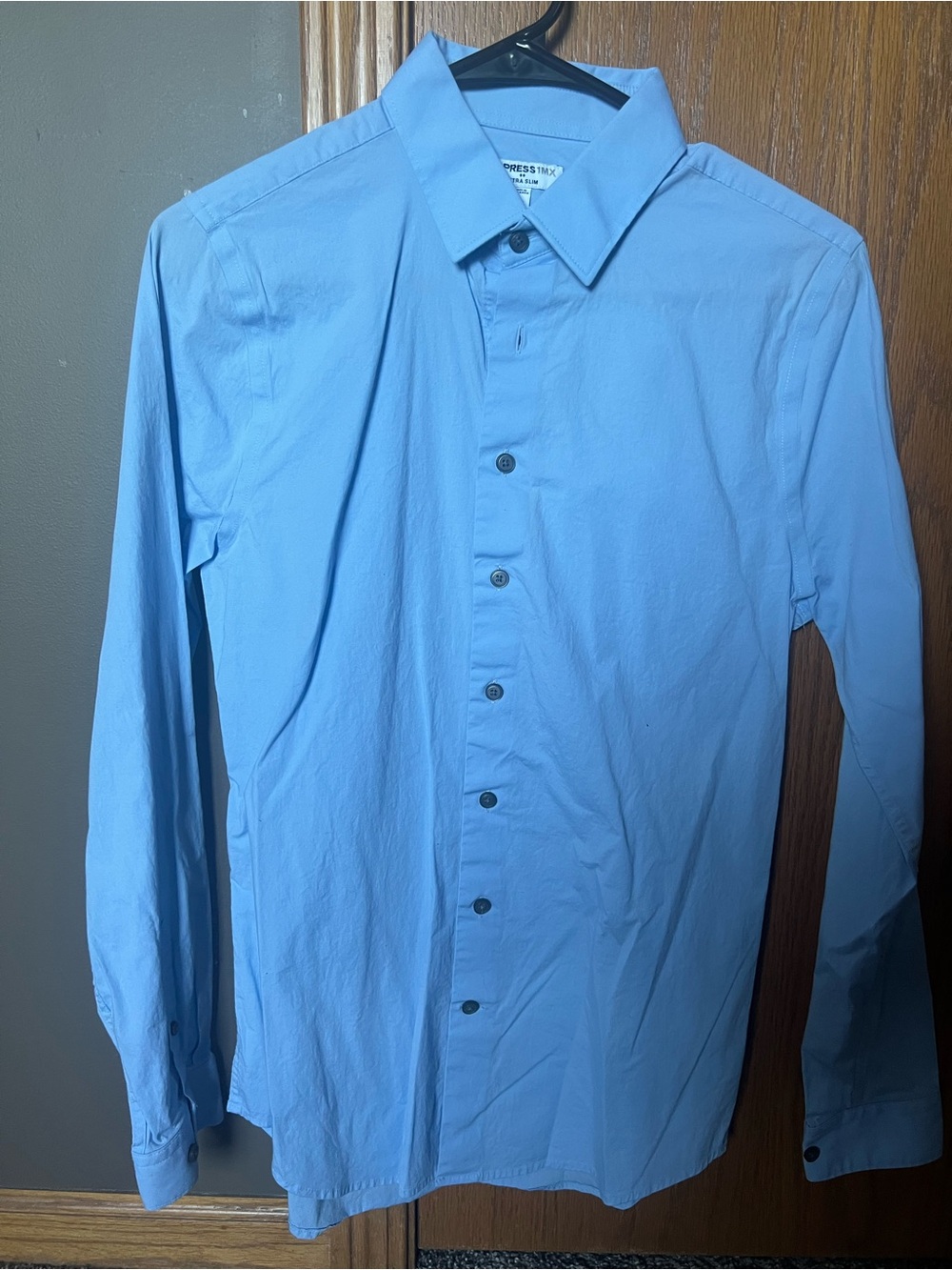 Express Men’s Sky Blue Dress Shirt